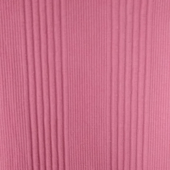 Lands' End Ribbed Striped Long Sleeve Top 1X Pink (16W-18W) - Picture 5 of 11